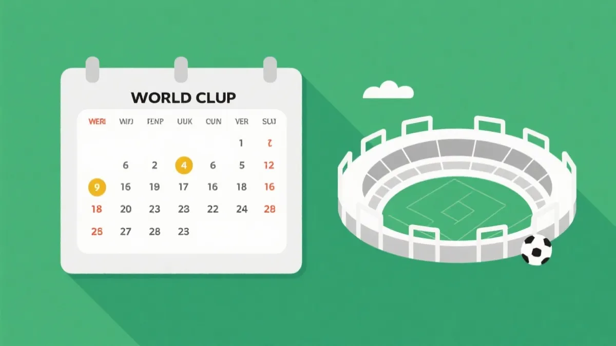 世界杯赛程时间表概览插图