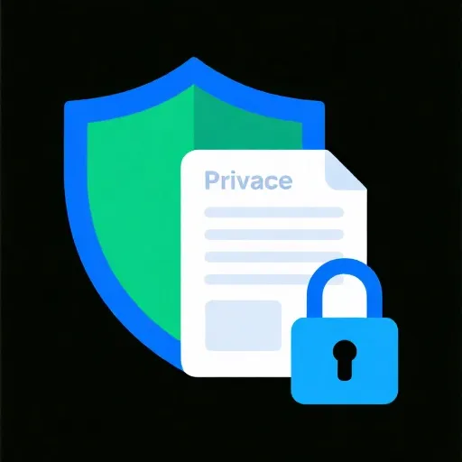 隐私政策与数据安全示意图